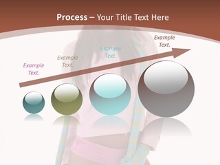 Women Cheerful Shorts PowerPoint Template