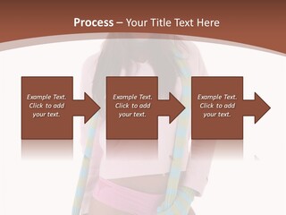 Women Cheerful Shorts PowerPoint Template