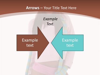 Women Cheerful Shorts PowerPoint Template