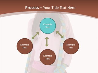 Women Cheerful Shorts PowerPoint Template