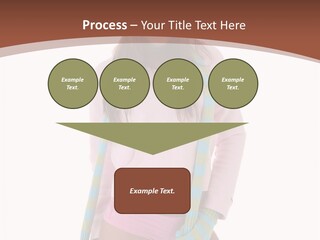 Women Cheerful Shorts PowerPoint Template