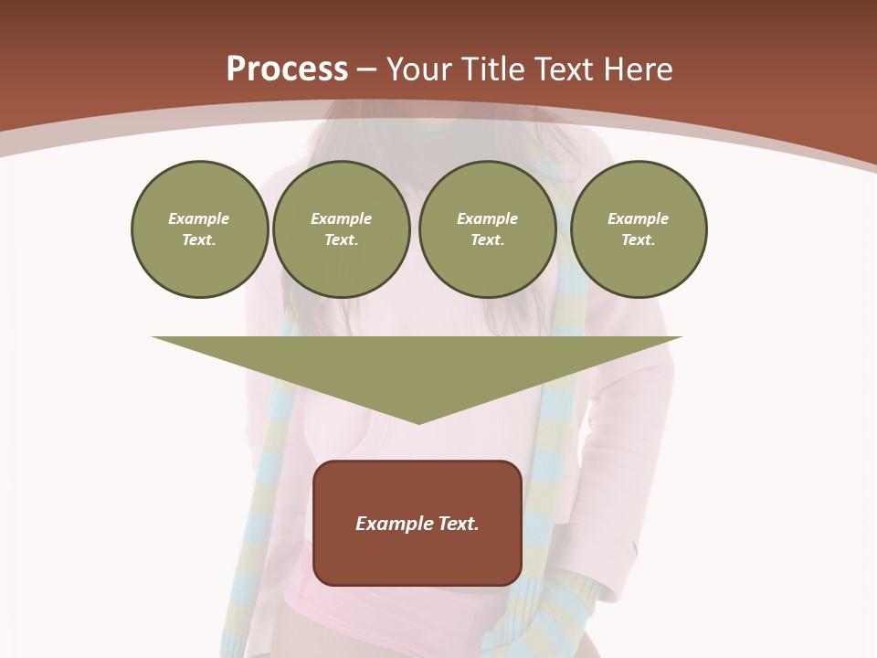 Women Cheerful Shorts PowerPoint Template