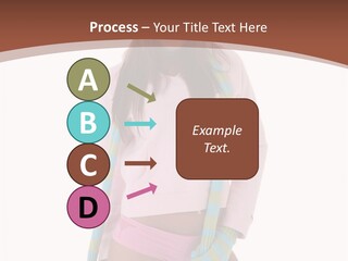Women Cheerful Shorts PowerPoint Template