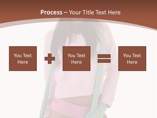 Women Cheerful Shorts PowerPoint Template