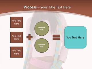 Women Cheerful Shorts PowerPoint Template
