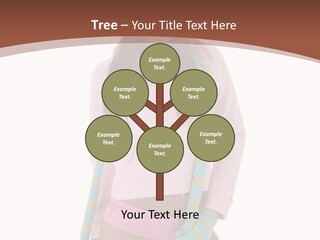Women Cheerful Shorts PowerPoint Template