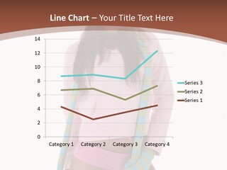 Women Cheerful Shorts PowerPoint Template