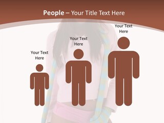 Women Cheerful Shorts PowerPoint Template