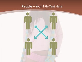 Women Cheerful Shorts PowerPoint Template
