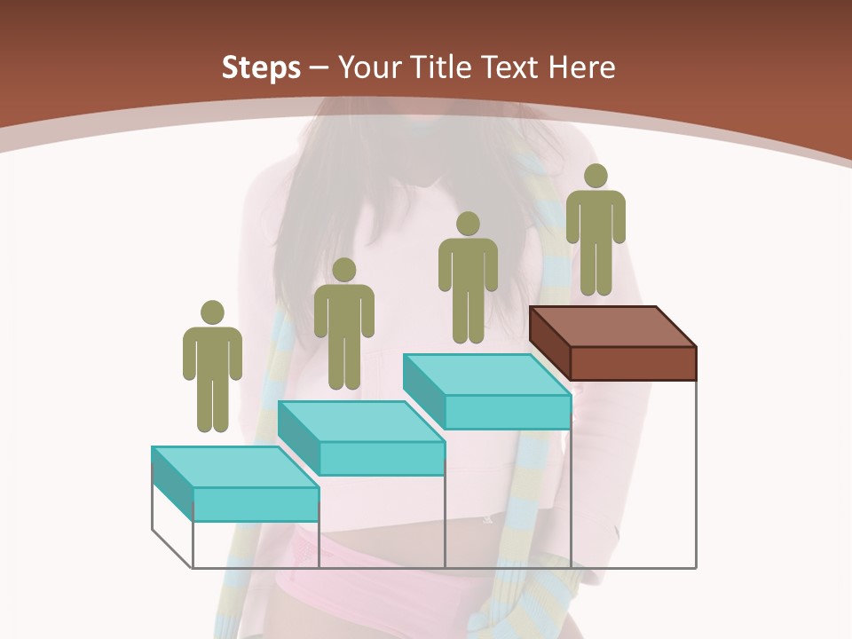 Women Cheerful Shorts PowerPoint Template