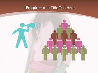 Women Cheerful Shorts PowerPoint Template