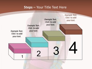 Women Cheerful Shorts PowerPoint Template