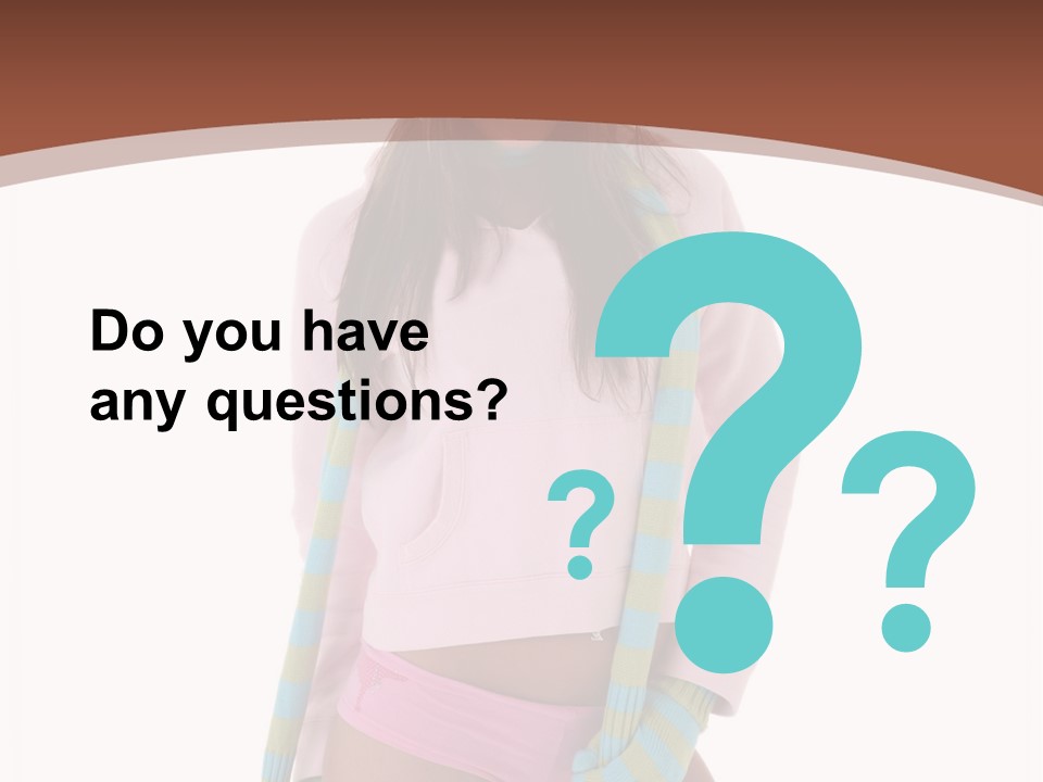 Women Cheerful Shorts PowerPoint Template