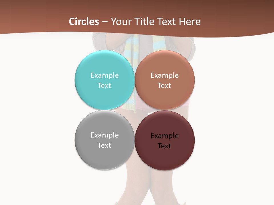 Female Playful Face PowerPoint Template