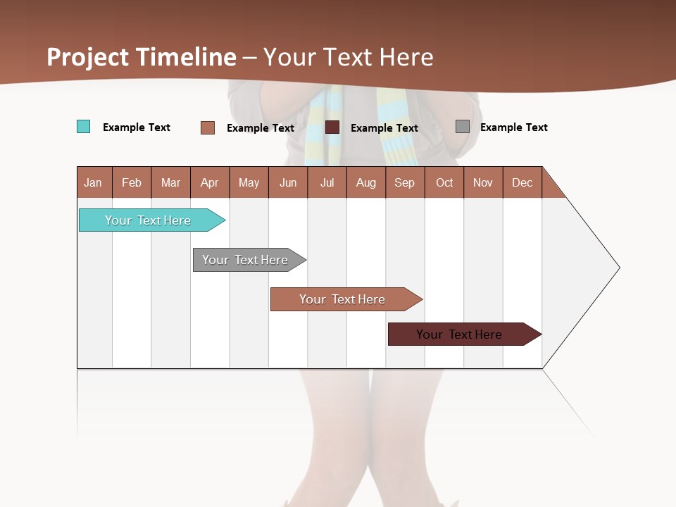 Female Playful Face PowerPoint Template