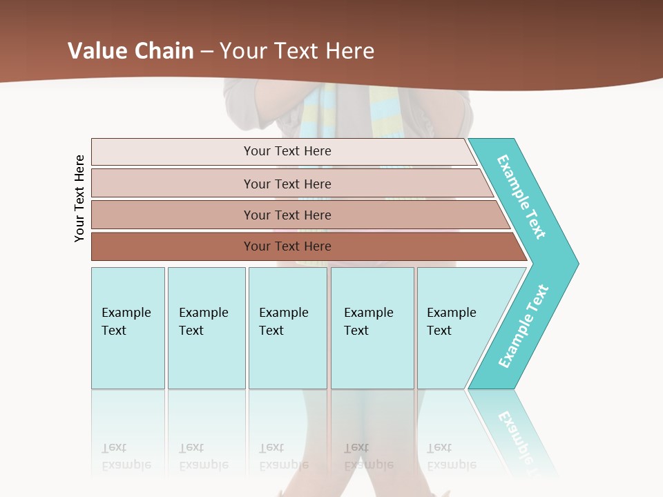 Female Playful Face PowerPoint Template