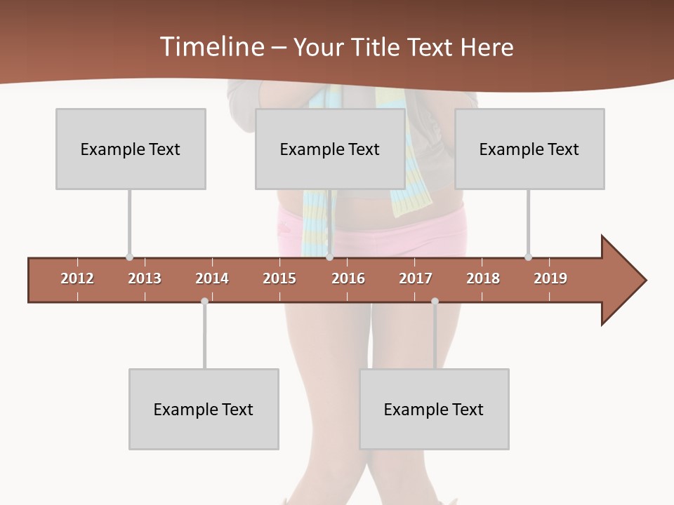 Female Playful Face PowerPoint Template