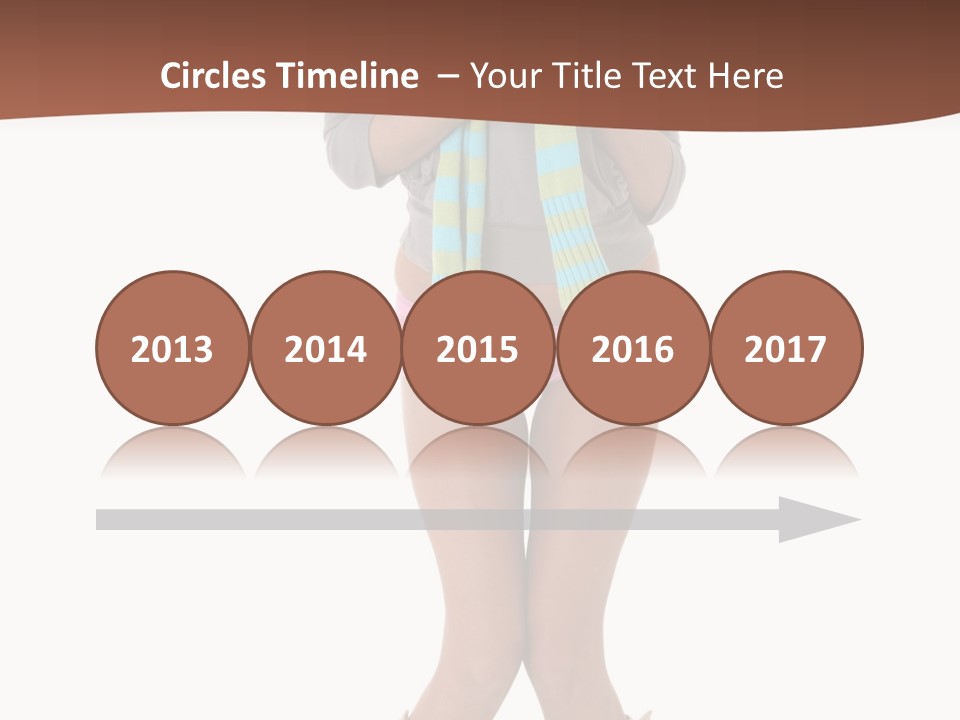 Female Playful Face PowerPoint Template