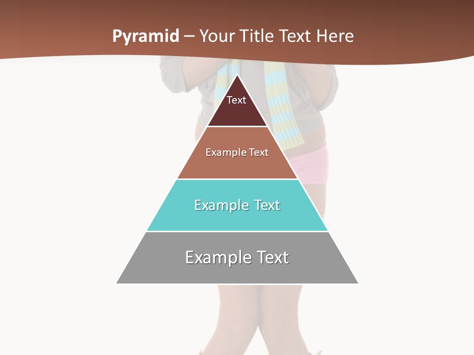 Female Playful Face PowerPoint Template