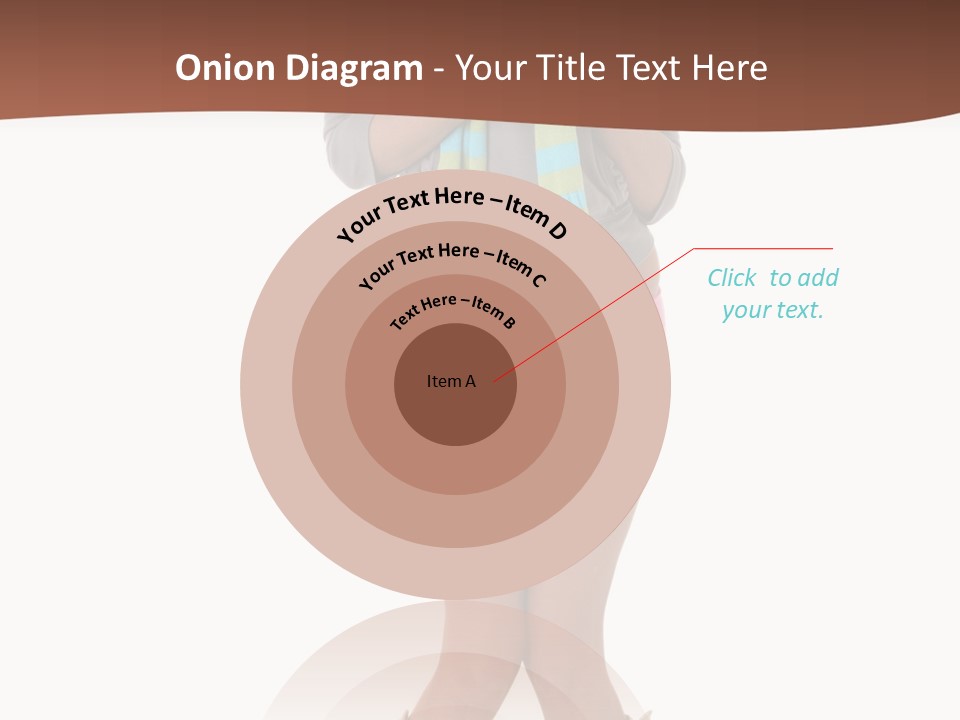 Female Playful Face PowerPoint Template