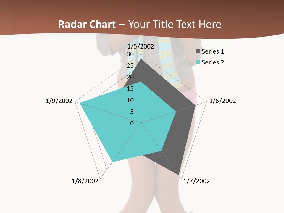 Female Playful Face PowerPoint Template