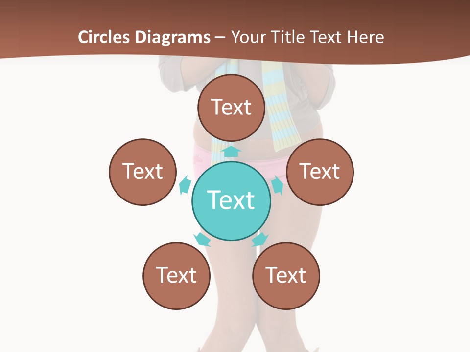 Female Playful Face PowerPoint Template