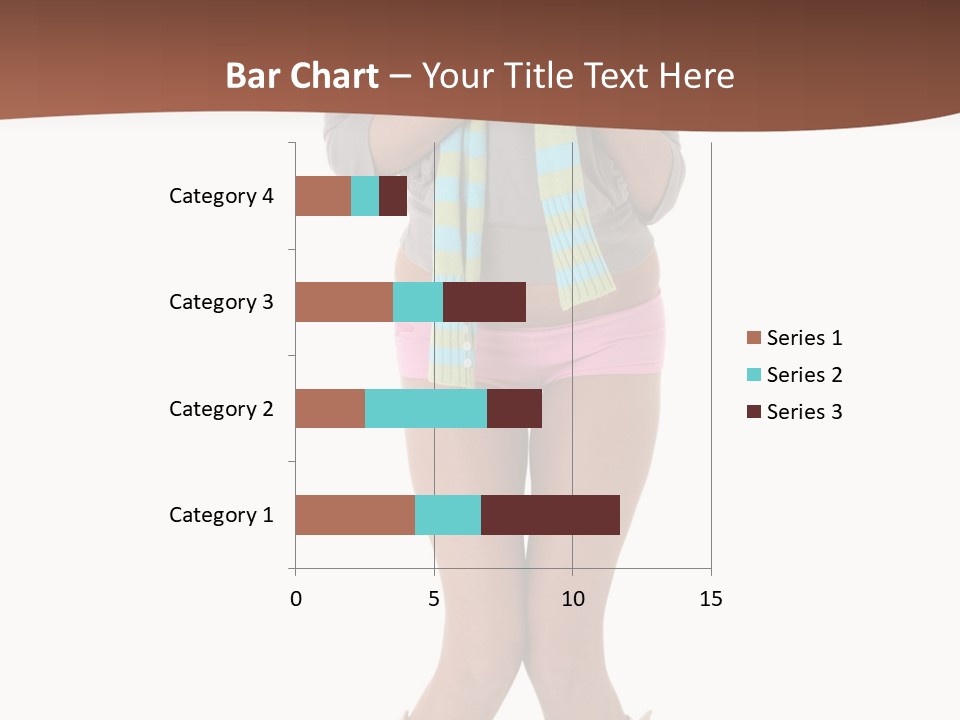 Female Playful Face PowerPoint Template