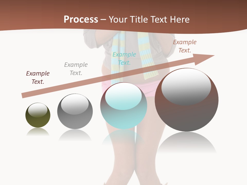 Female Playful Face PowerPoint Template