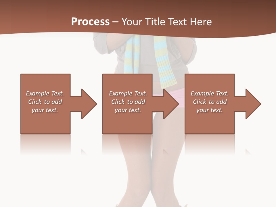 Female Playful Face PowerPoint Template