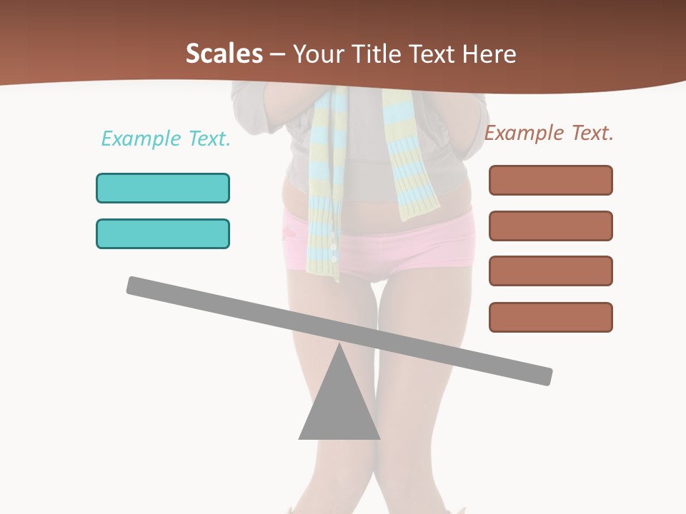 Female Playful Face PowerPoint Template