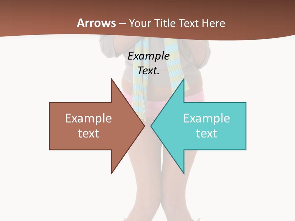 Female Playful Face PowerPoint Template