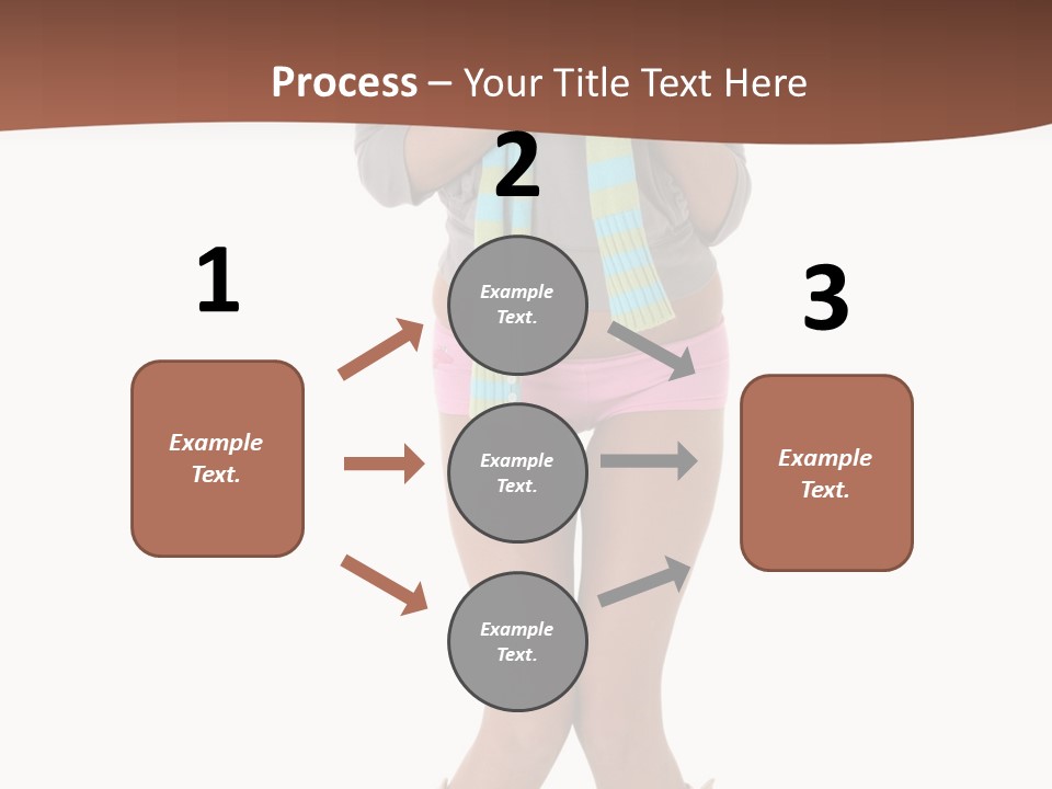 Female Playful Face PowerPoint Template