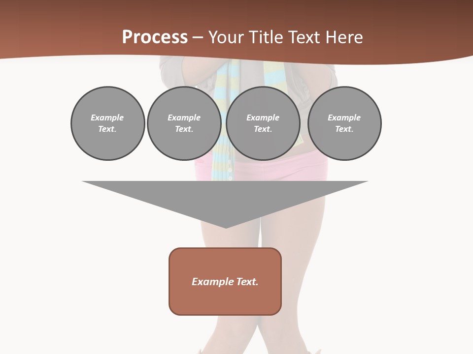 Female Playful Face PowerPoint Template