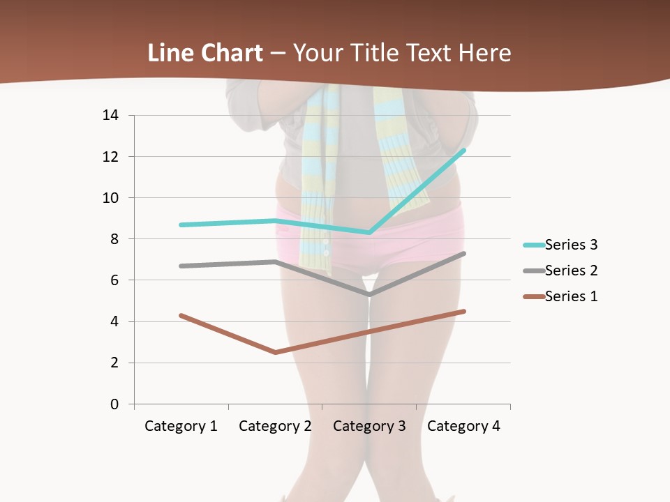 Female Playful Face PowerPoint Template