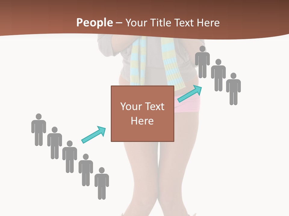 Female Playful Face PowerPoint Template