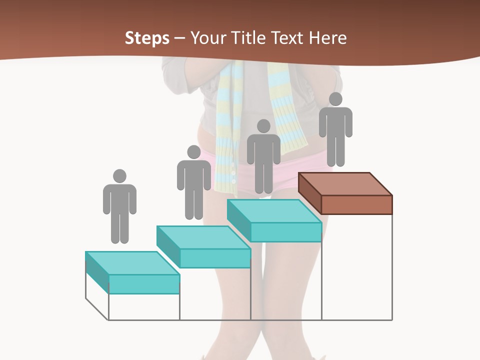 Female Playful Face PowerPoint Template