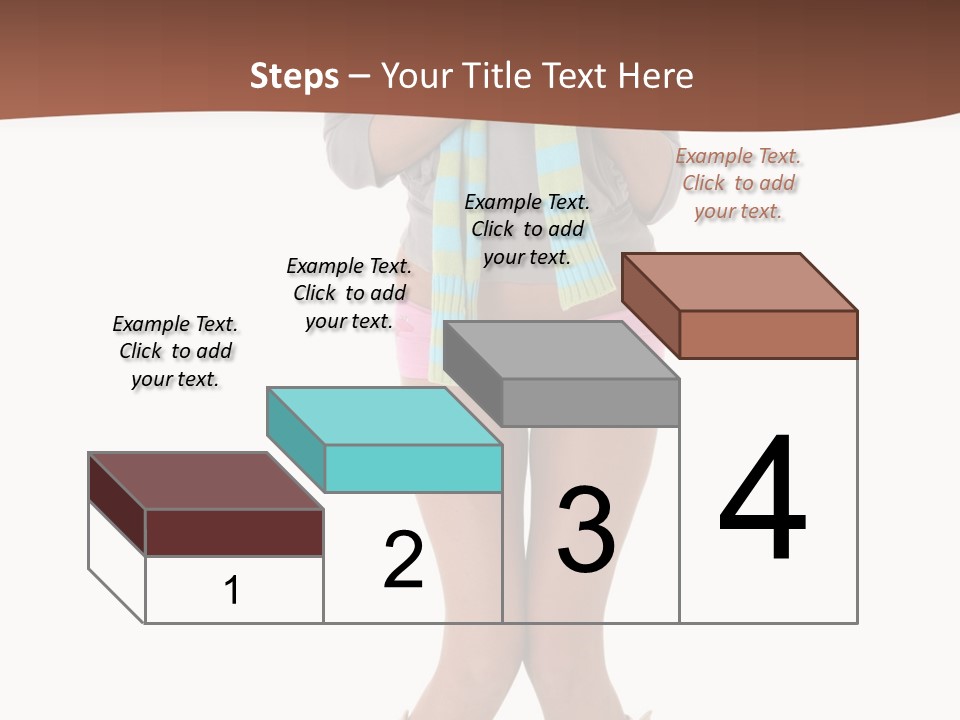 Female Playful Face PowerPoint Template