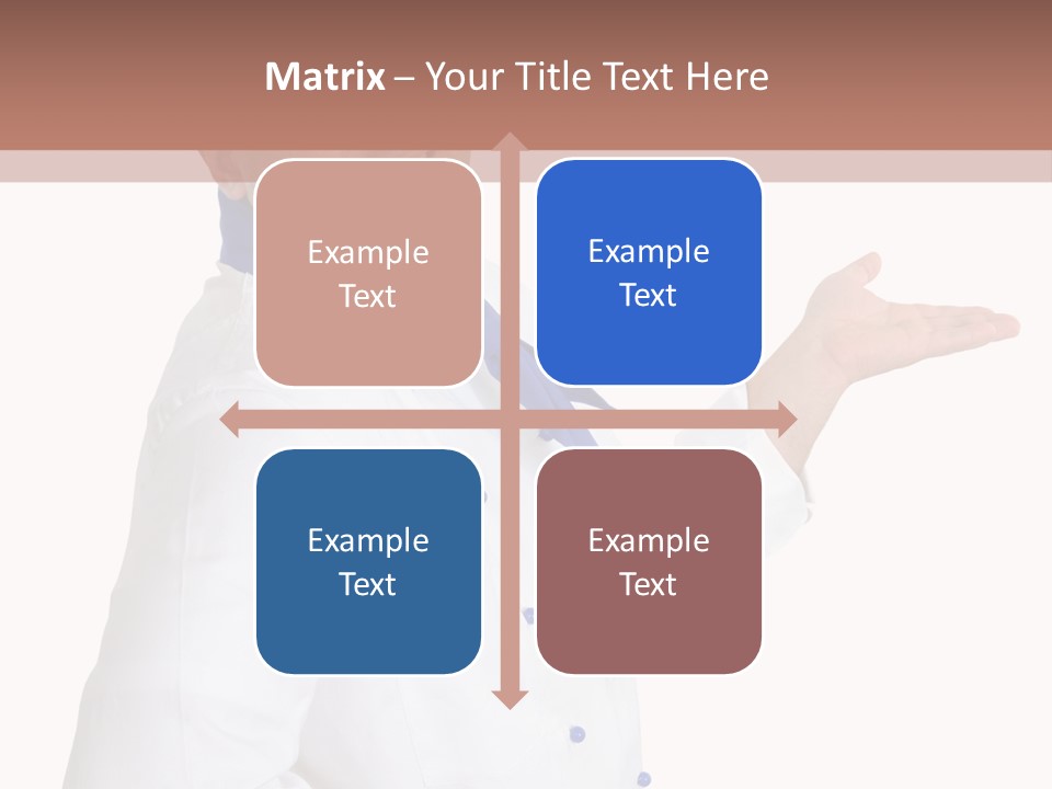 A Man In A Chef's Hat Is Pointing At Something PowerPoint Template