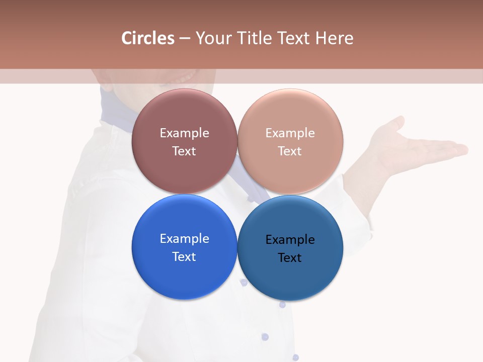 A Man In A Chef's Hat Is Pointing At Something PowerPoint Template