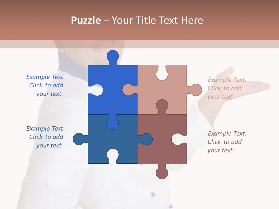 A Man In A Chef's Hat Is Pointing At Something PowerPoint Template