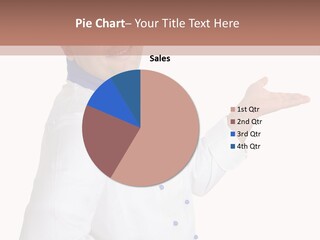 A Man In A Chef's Hat Is Pointing At Something PowerPoint Template
