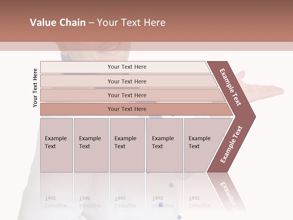 A Man In A Chef's Hat Is Pointing At Something PowerPoint Template