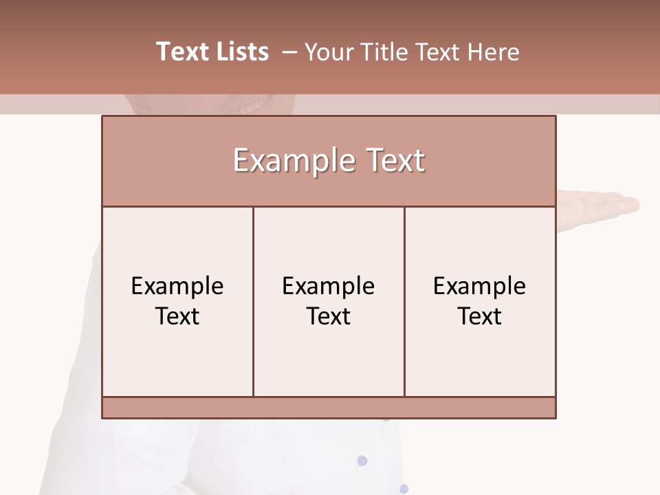 A Man In A Chef's Hat Is Pointing At Something PowerPoint Template