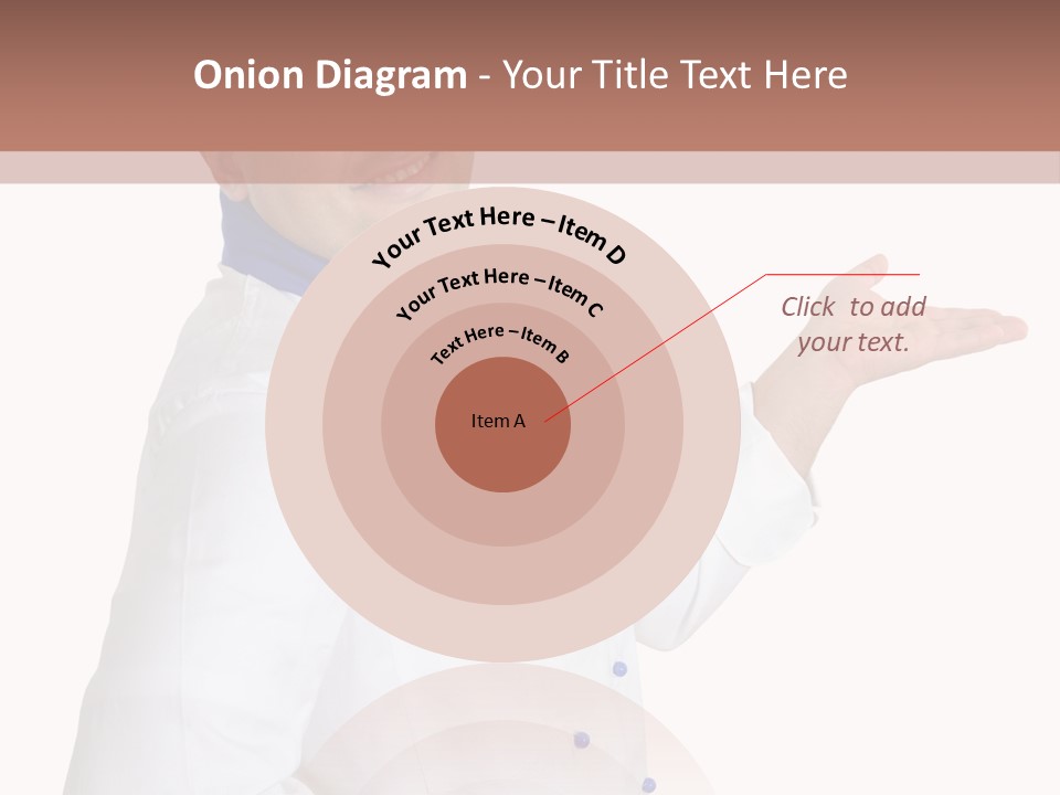 A Man In A Chef's Hat Is Pointing At Something PowerPoint Template