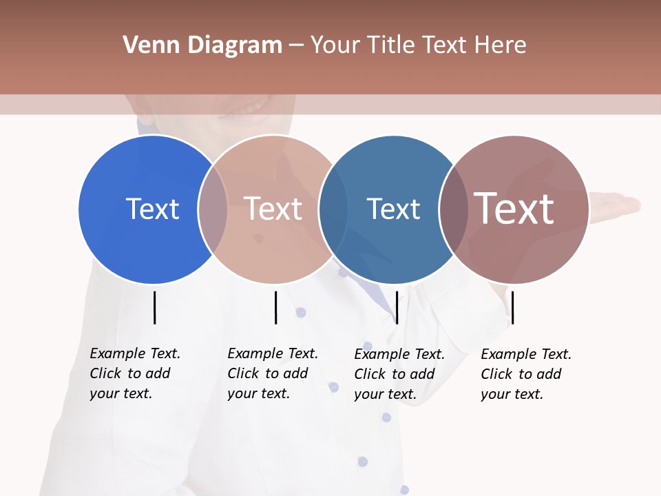 A Man In A Chef's Hat Is Pointing At Something PowerPoint Template