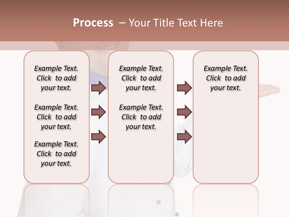 A Man In A Chef's Hat Is Pointing At Something PowerPoint Template