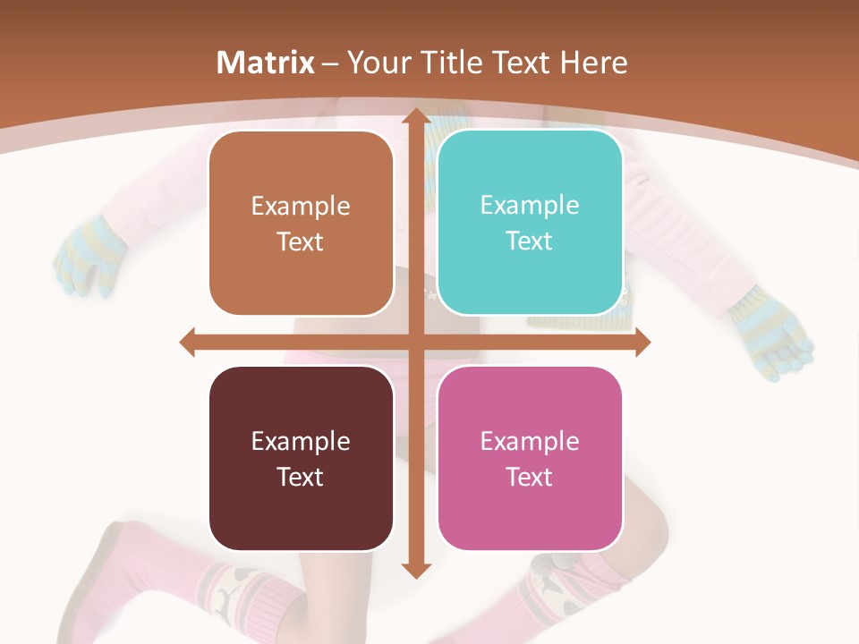 Person Stripes Young PowerPoint Template