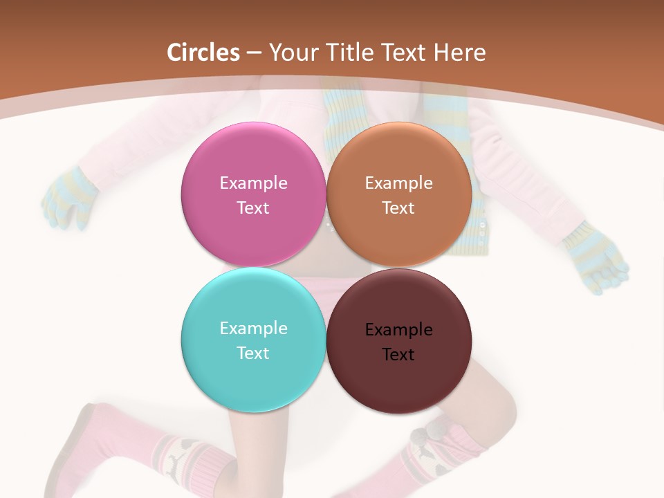 Person Stripes Young PowerPoint Template