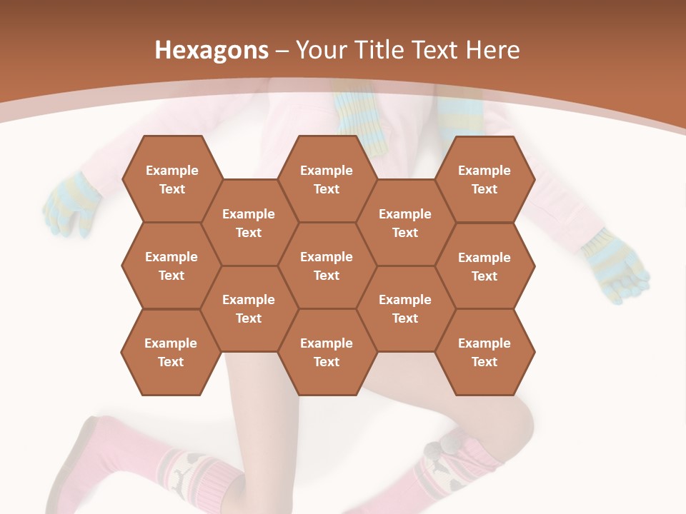 Person Stripes Young PowerPoint Template