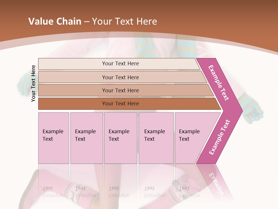 Person Stripes Young PowerPoint Template